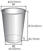 Formadora de vasos y contenedores de papel, DESPU-C260/B180